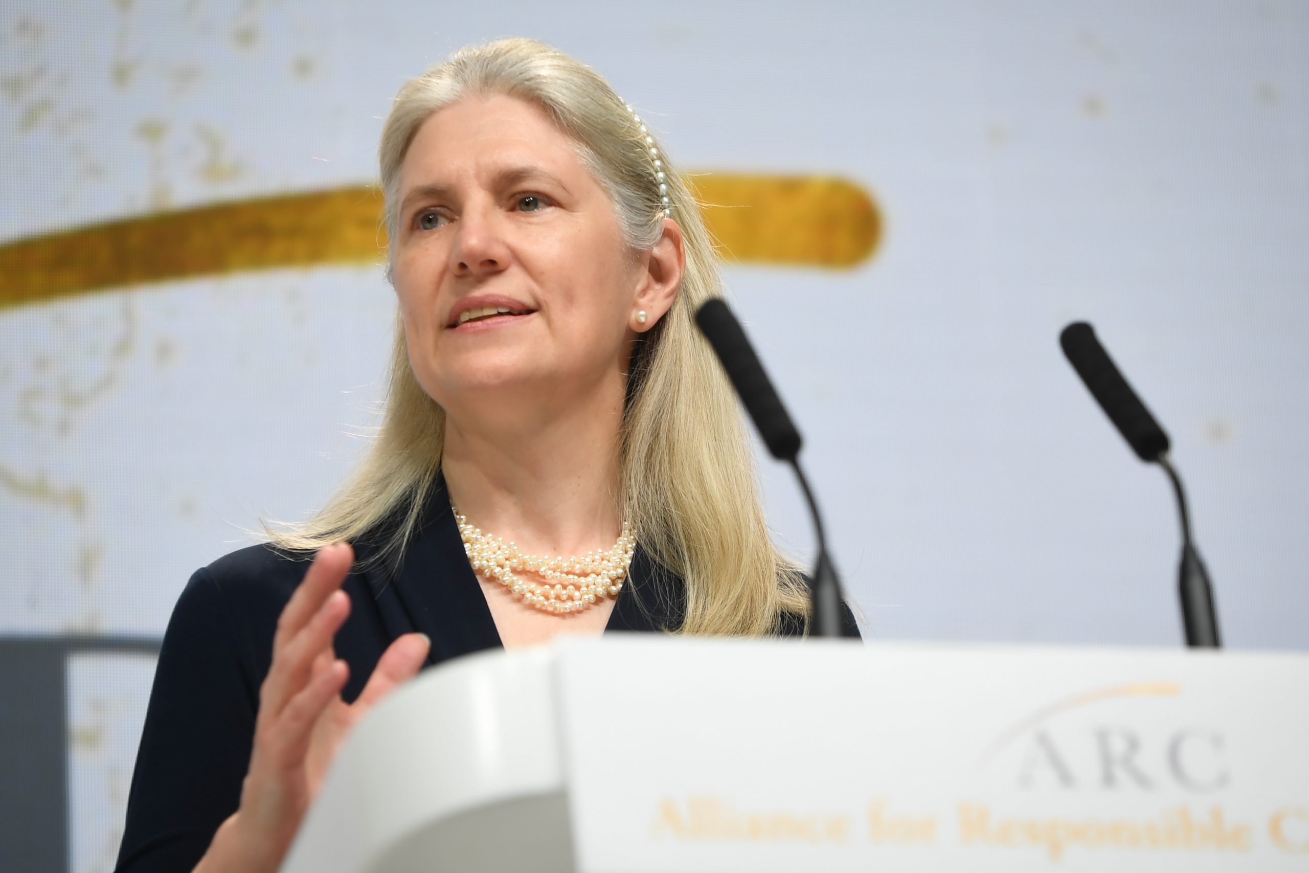 Portrait of Baroness Philippa Stroud, chief executive of the Alliance for Responsible Citizenship.