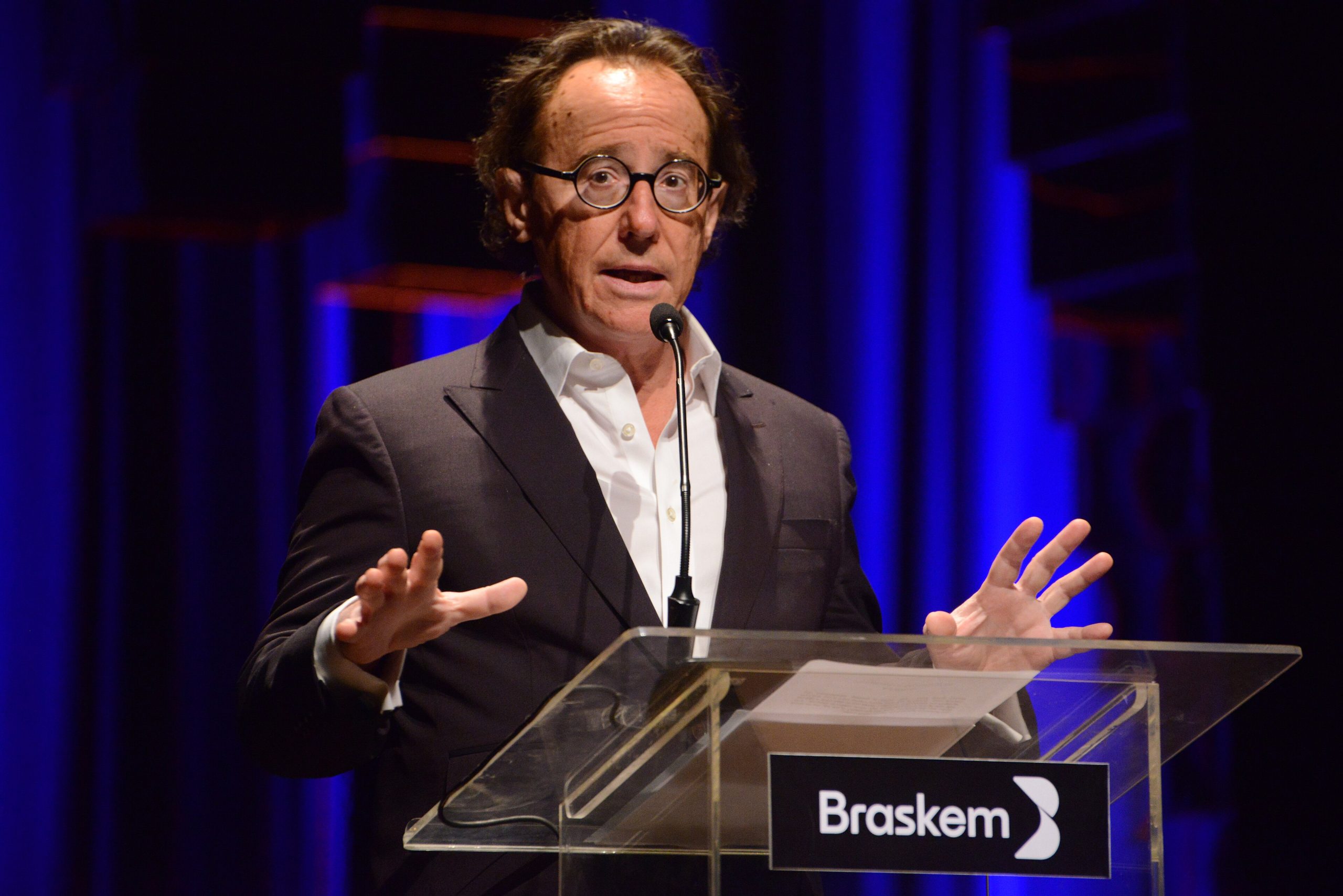 Mark Lilla at a public event in 2018