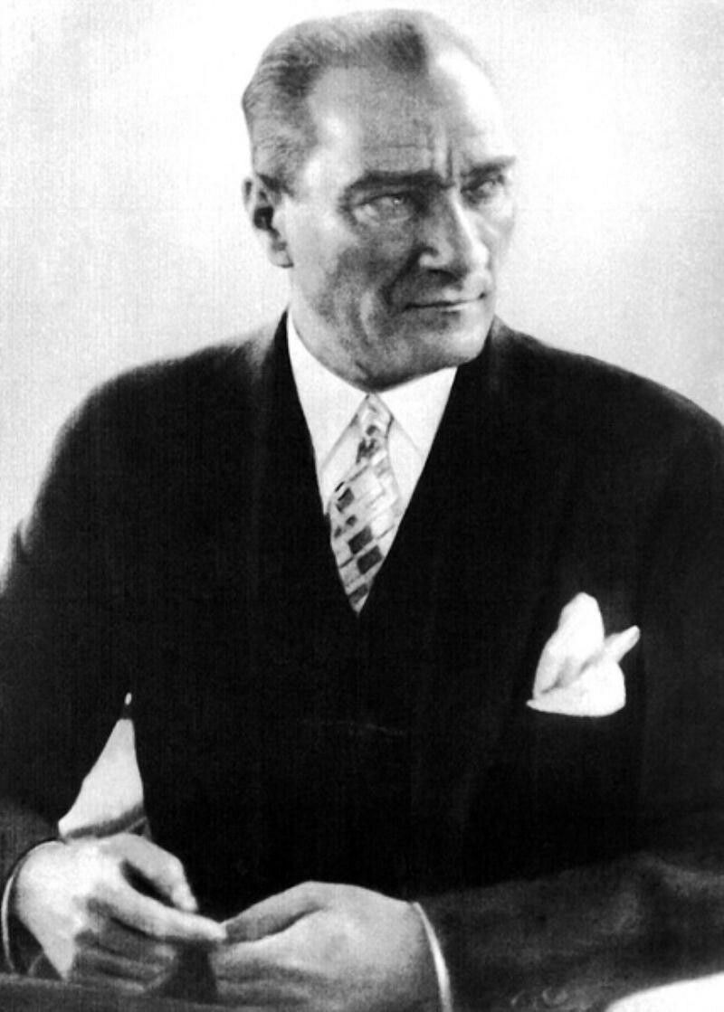 Portrait of Mustafa Kemal Ataturk