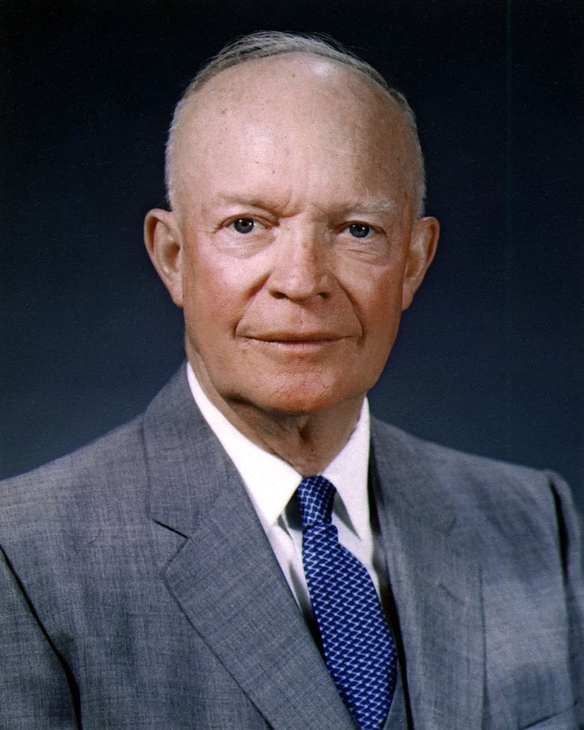 Official portrait of President Dwight D. Eisenhower, photographed on 29 May 1959