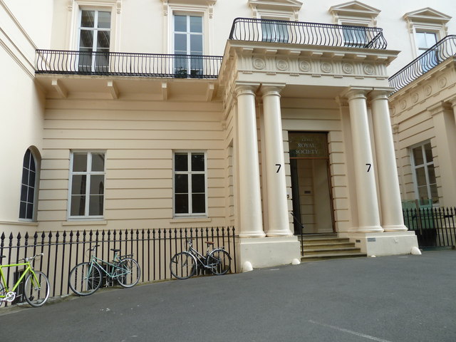 The Royal Society at Carlton House Terrace, London, which reported on the emigration of British scientists in 1963