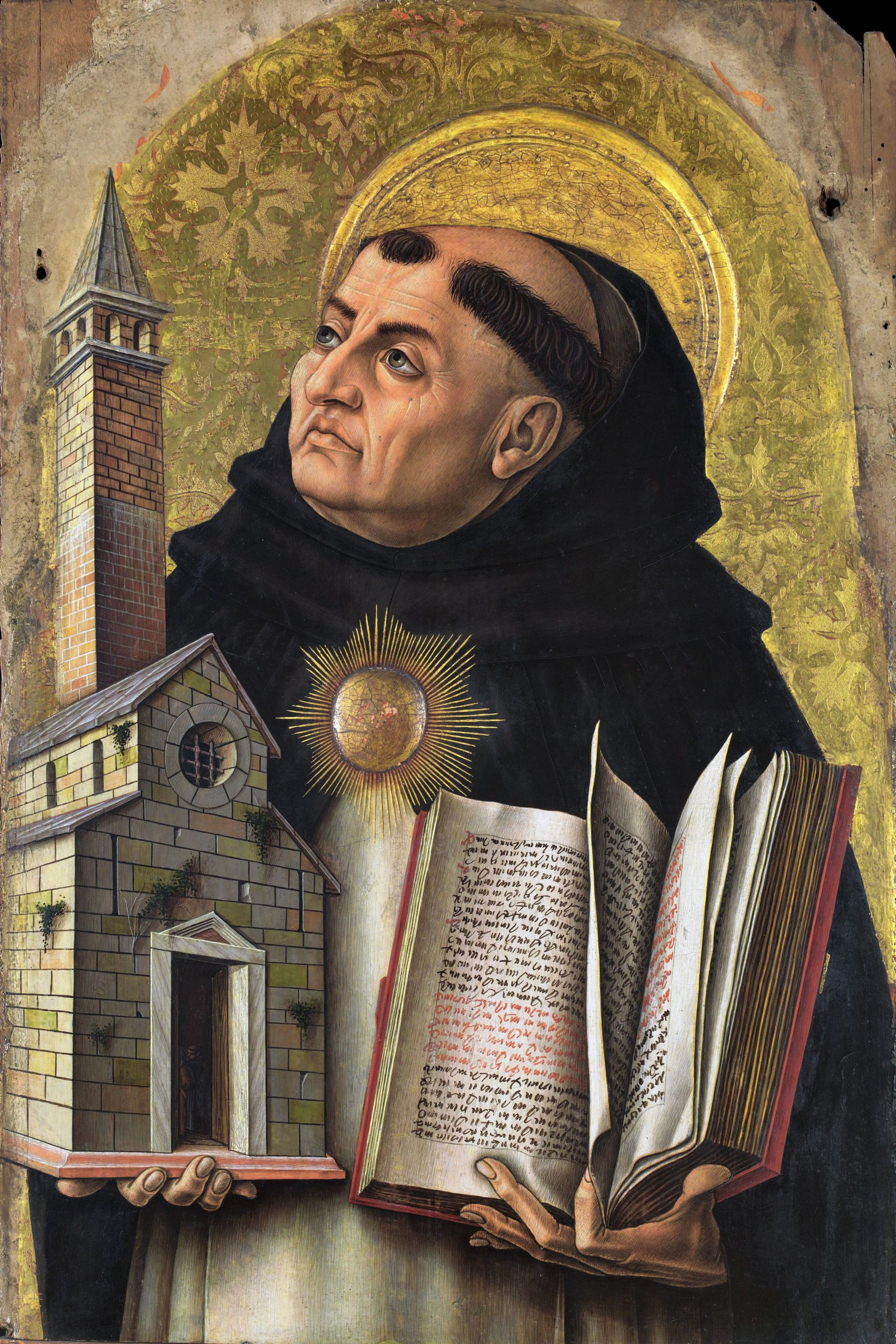 Painted portrait of Thomas Aquinas