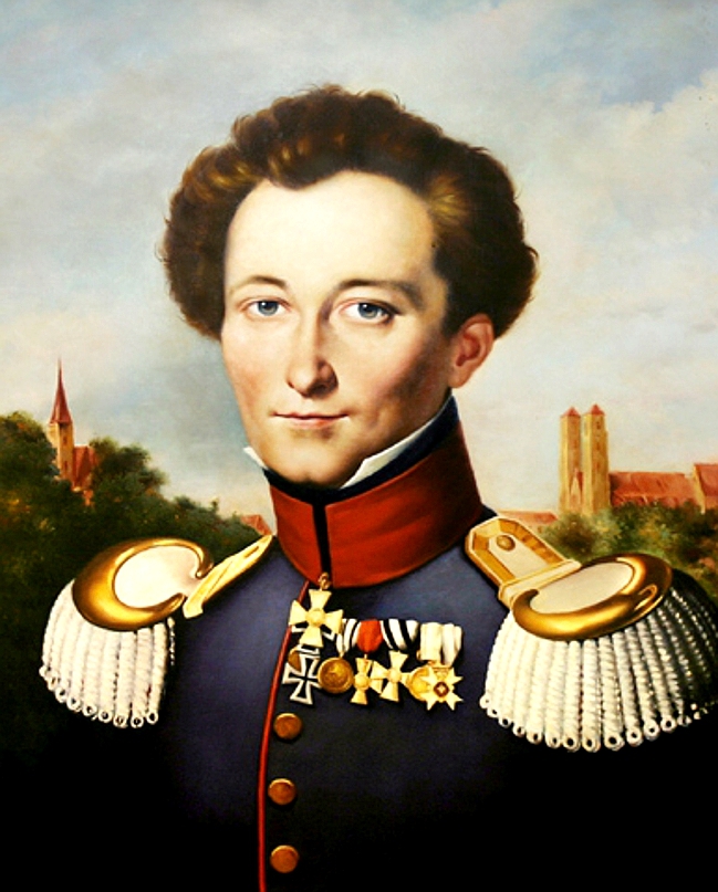 Portrait of Carl von Clausewitz in Prussian uniform