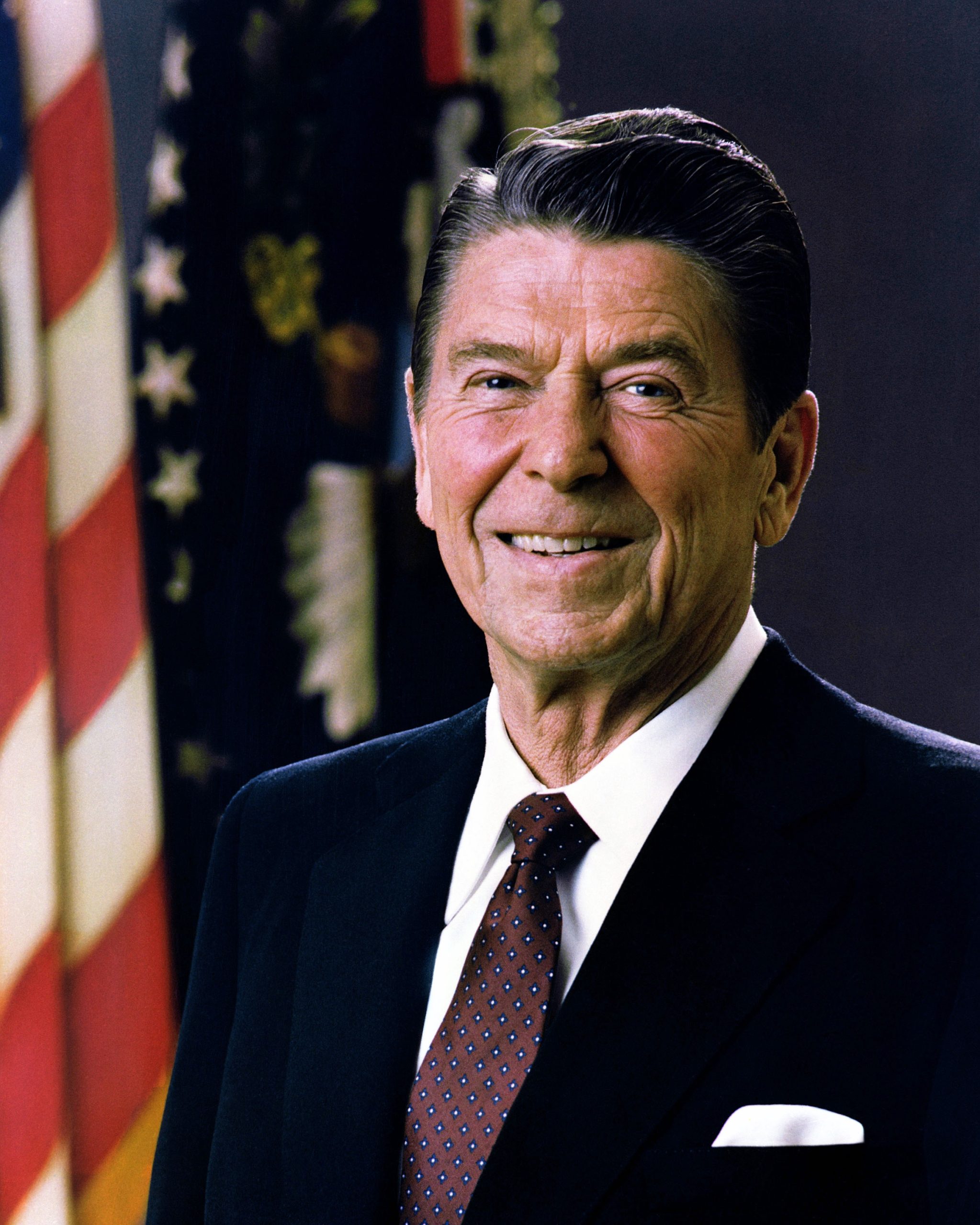Ronald Reagan, whose education commission published A Nation at Risk in 1983