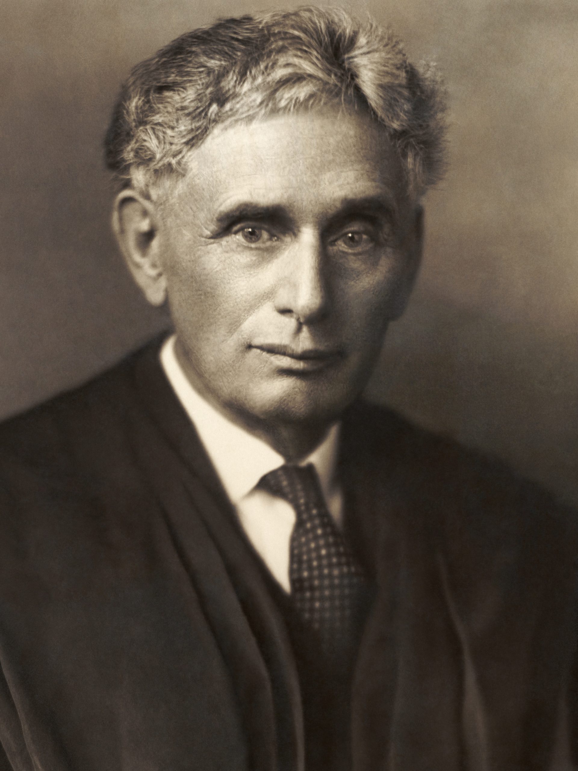 Portrait photograph of Justice Louis Brandeis