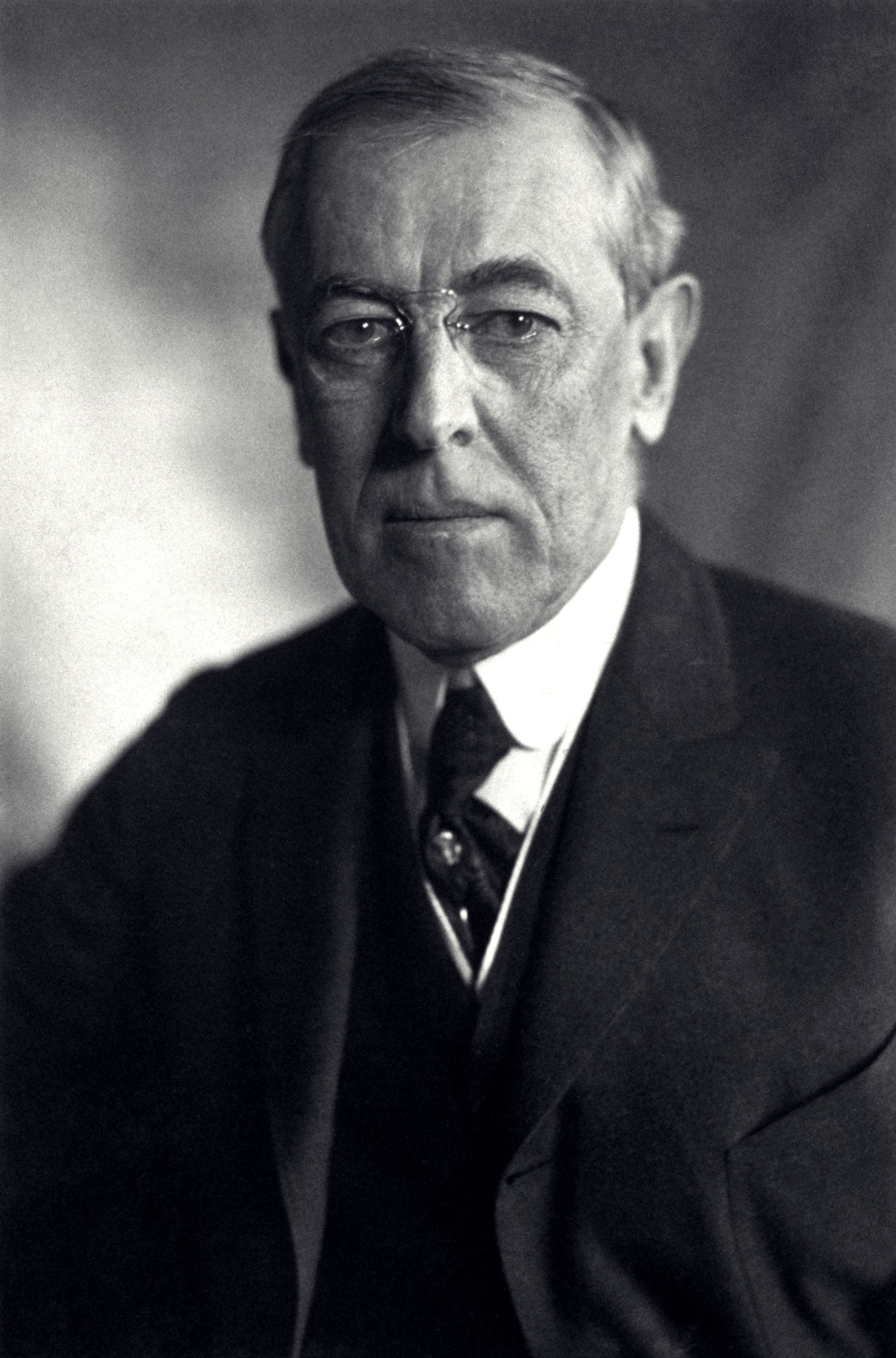 Photographic portrait of Woodrow Wilson, 1919