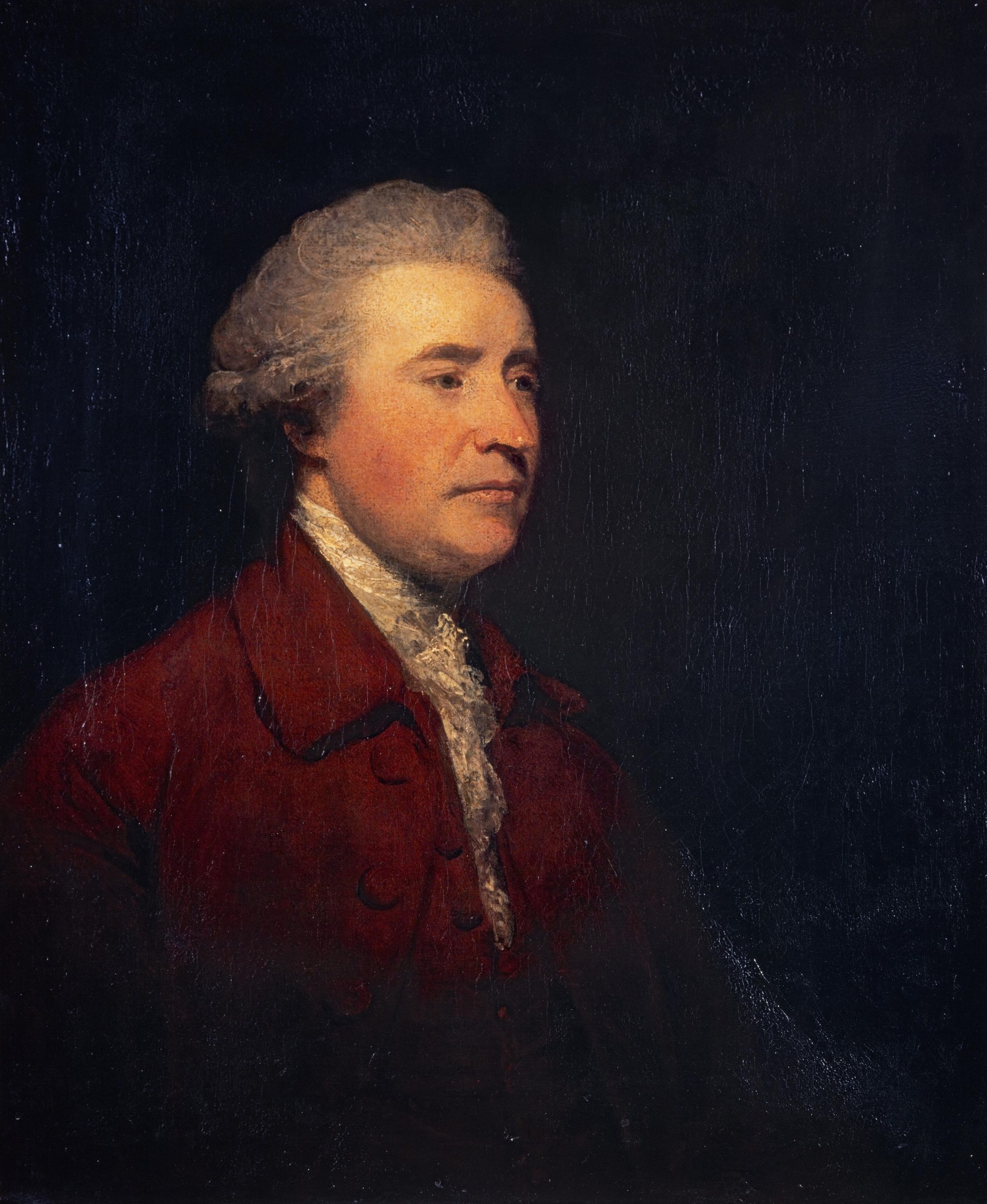Painted portrait of Edmund Burke by Sir Joshua Reynolds