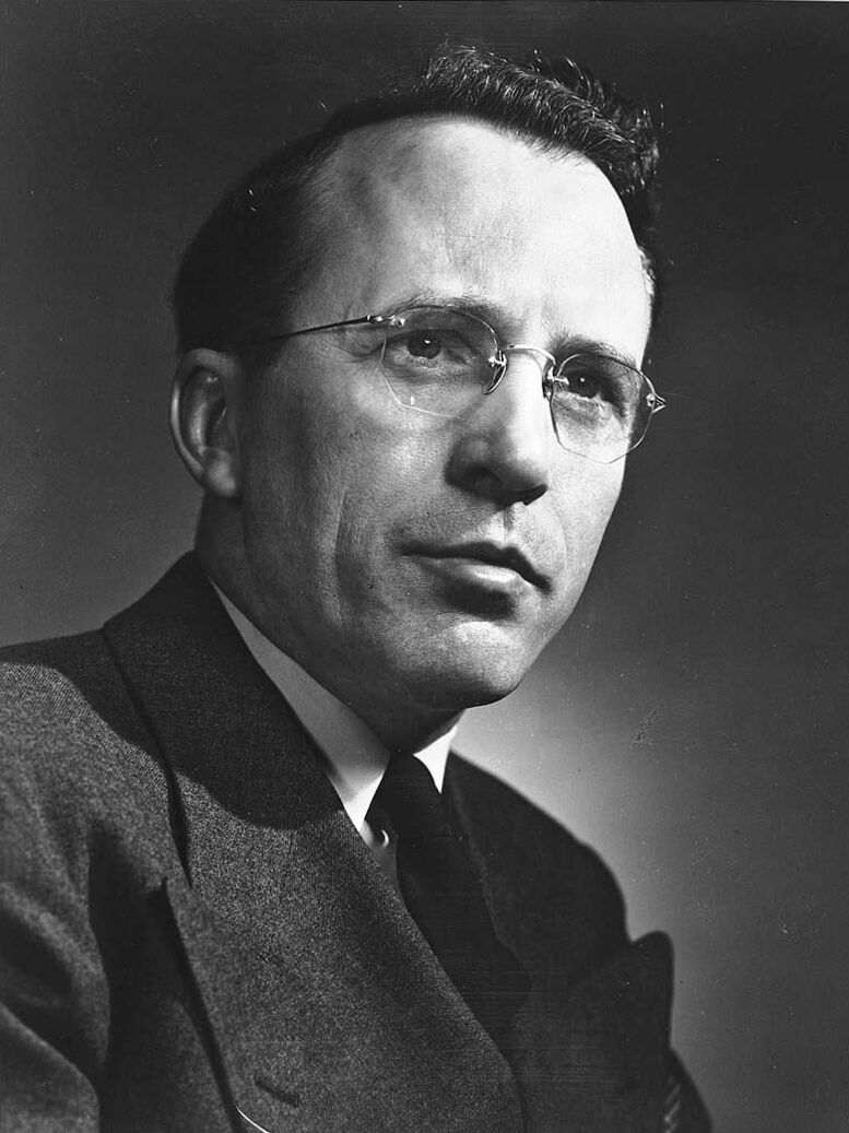 Photograph of Tommy Douglas, premier of Saskatchewan