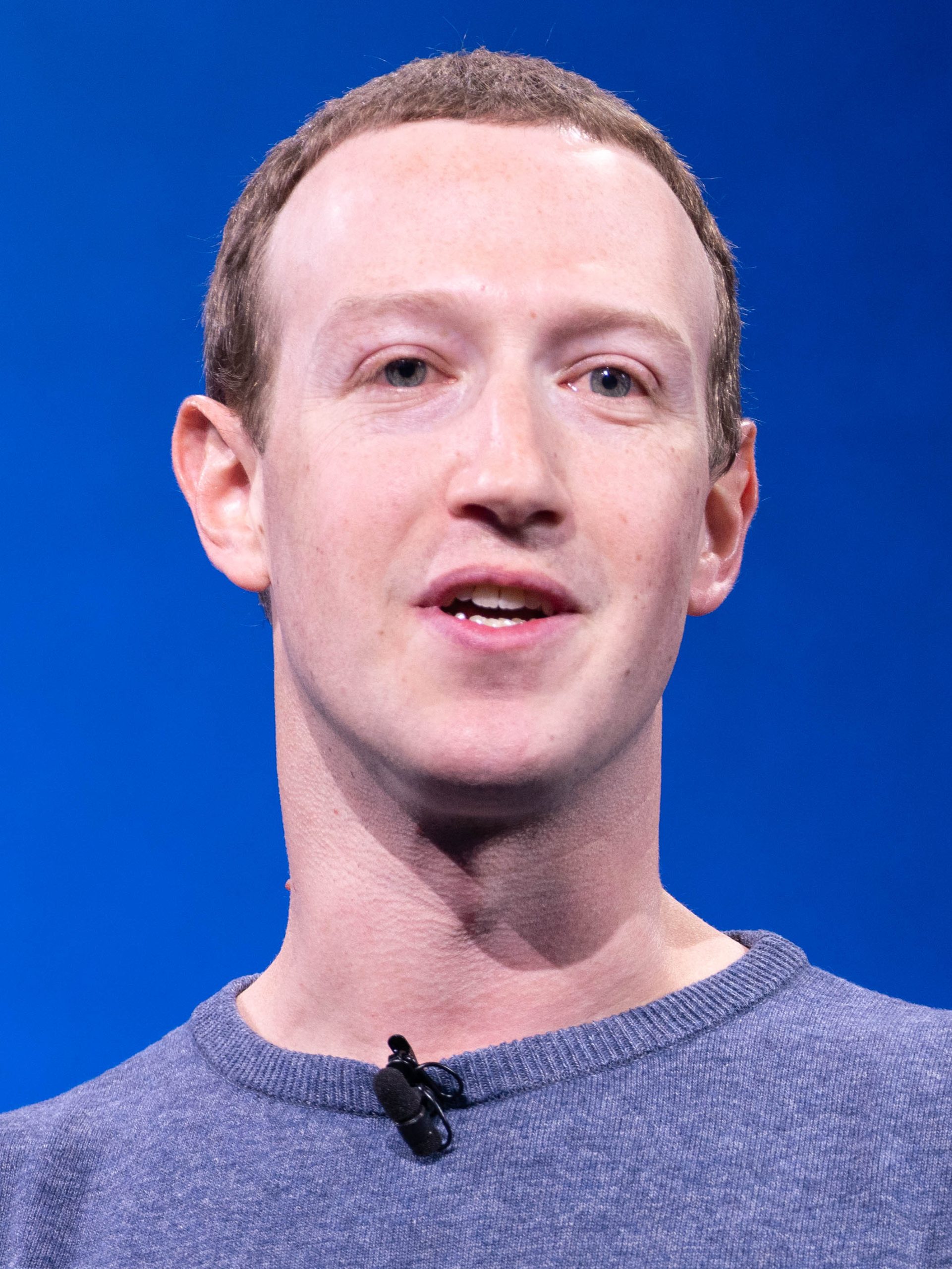 Mark Zuckerberg speaking at a Facebook developer conference