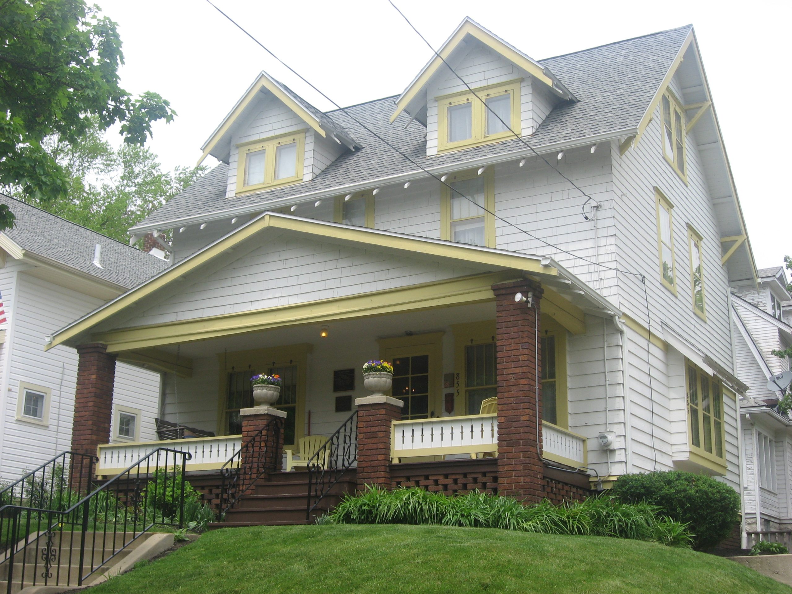 The Akron, Ohio house of Dr Robert Smith, co-founder of Alcoholics Anonymous