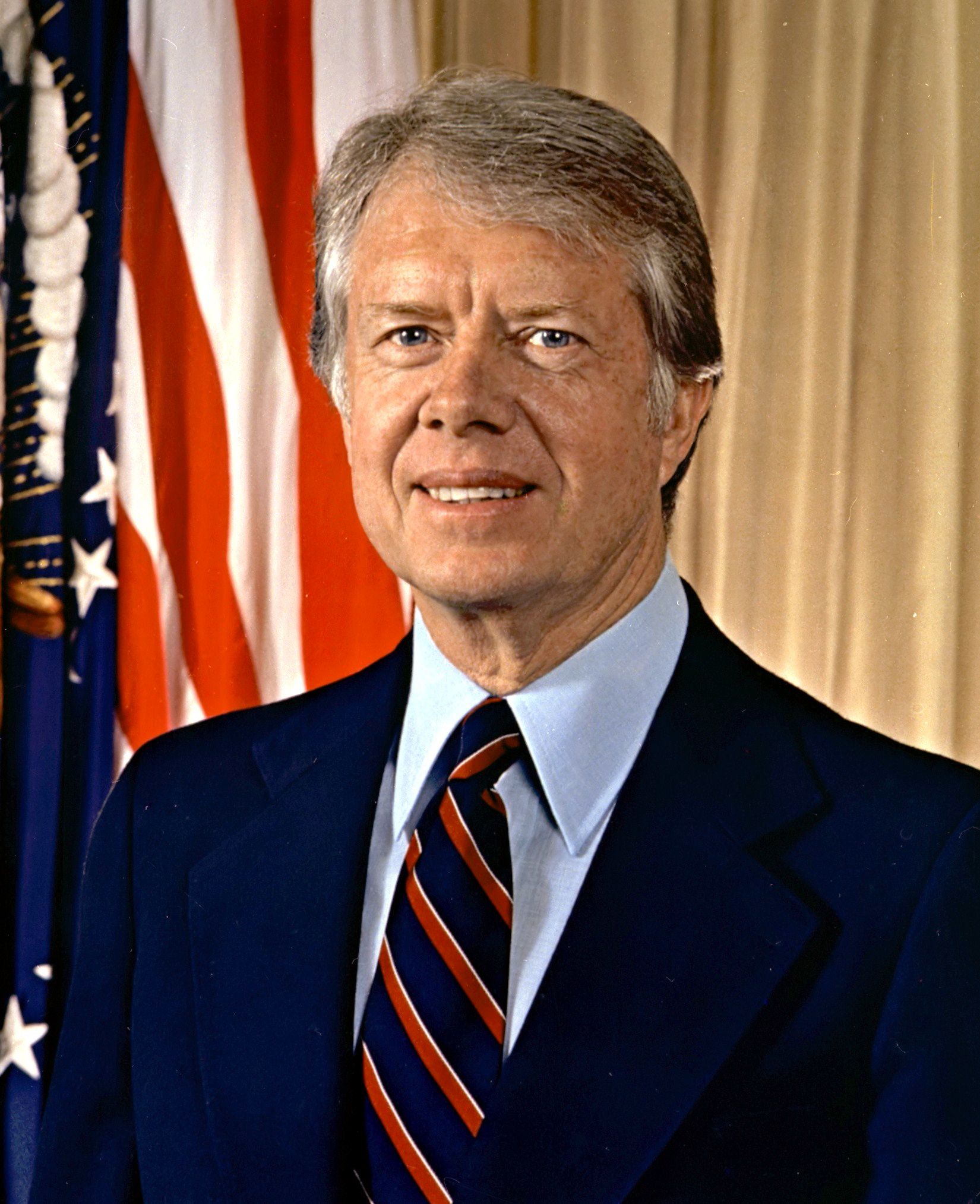 Portrait photograph of Jimmy Carter