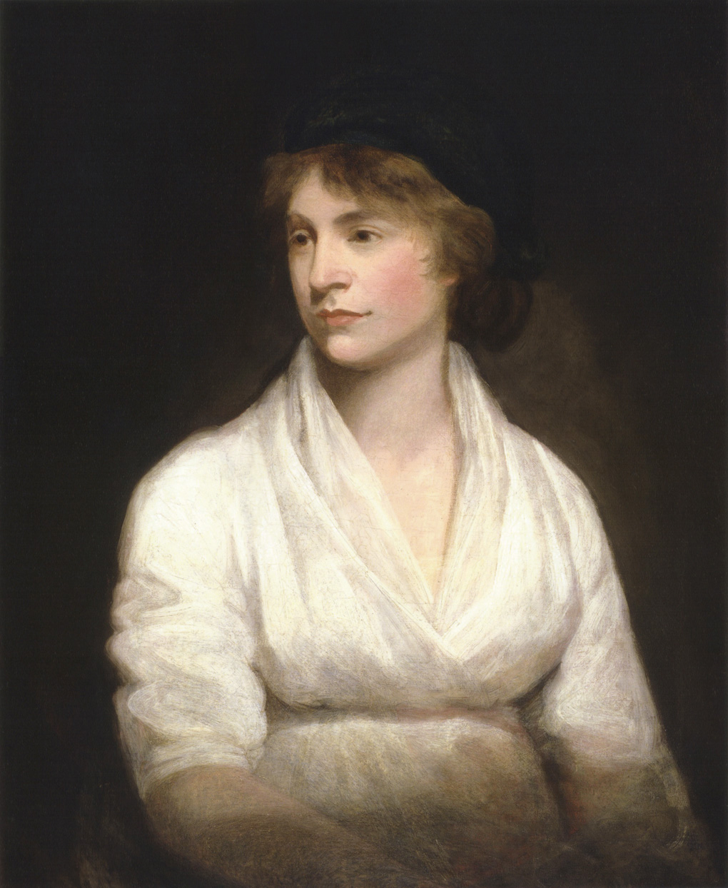 Portrait of the writer Mary Wollstonecraft